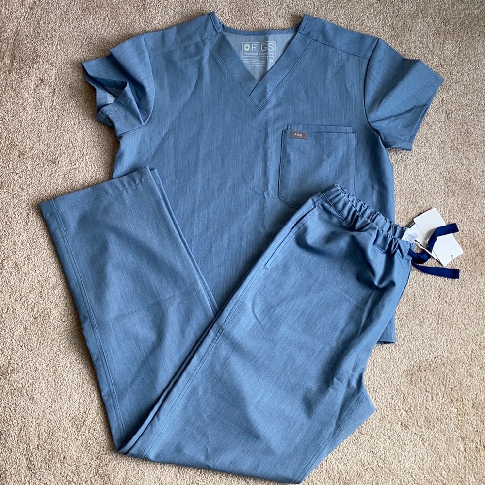 Figs Complete Set Leon Top Pisco Pants Size XS